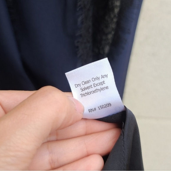 La Ligne | Maggie Lace Slipdress Silk In Midnight Navy Black - Picture 9 of 13